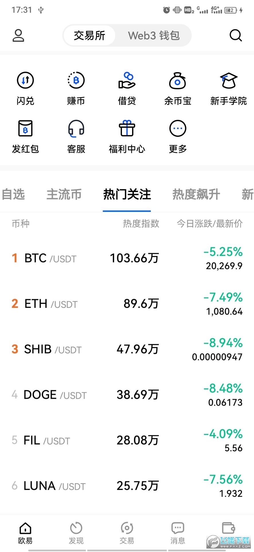 欧易交易所app