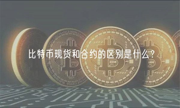比特币现货和合约的区别是什么？
