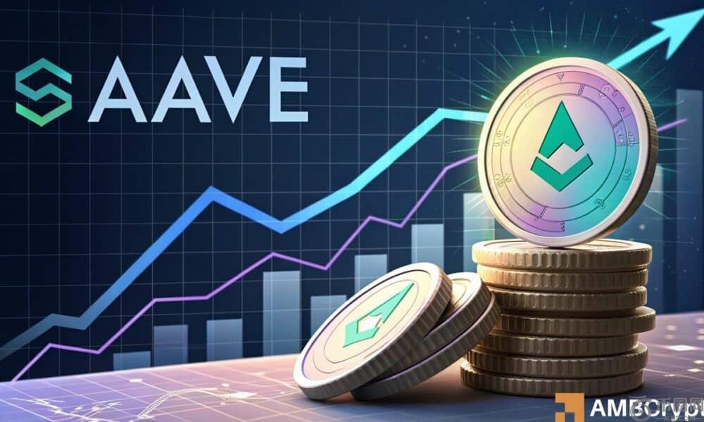 Aav一年飙升了177％，击败了Uni，LDO  - 但该小组失去了信心