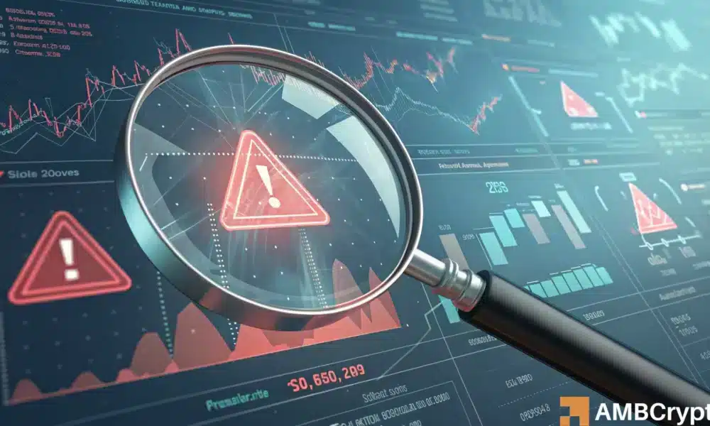 比特币价格有风险吗？这个链上的指示器是红色的！